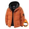 Men's Winter Warm Jackets Casual Quilted Windproof Outwear Coat With Pockets Hooded Work Jacket Windbreaker for Men Padded Thick Parka Thermal Jackets