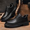 Fashion Outdoor Men's Shoes Leather Fashion Casual Shoes Men Lace-Up Classic Men Shoes for Wedding Elegantes Male Dress Oxfords Footwear