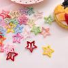 5Pcs/set  Candy Color Star Hair Pin Sweet Children Pentagram Hair Clips for Baby Girls Headwear Kids Hair Accessories