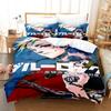 Blue Lock Bedding Set Hot Cartoon Anime Duvet Cover Set King Queen Twin Double Size Comforter Cover Set For Teens and Boys
