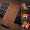 Retro PU Leather Magnetic Flip Phone Case for iPhone 12 11 XR 8 7 6 5/Samsung S8 S9 S10 S20 A51 A71/Xiaomi Redmi 9A 9C Note 9/Huawei P20 P30 P40