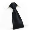 Black Clip On Tie Security Tie Doorman Steward Matte Black Funeral Tie