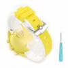 Swatch X OMEGA Exclusive Rubber Strap with Clicker Feature (Yellow & White/Sun)