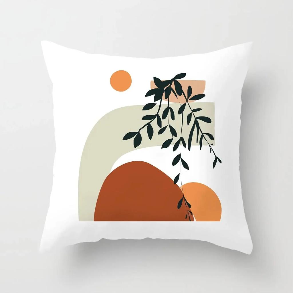 Bohemian Home Decor Pillow Case Abstract Simple Geometric Print Throw Pillow Case Bedroom Room Living Room Sofa Cushion Cover