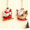 Santa Claus Hanging Pendants Christmas Tree Decor Resin Festive Decorations for Home Party Xmas DIY Gifts