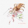 Sao Sword Art Online Code Register Asuna Iron On Patches For Clothing Applique Stickers On Clothes Heat-Sensitive Custom Patch