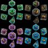 Dnd Liquid Flow Eye Dice Set for Dungeon and Dragon Pathfinder Role Playing Games Toy