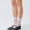 I Hate Monday [IHM25SU0410] Lace Point Socks White