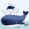 Decorations Plush Toys Soft Toys Blue Whale Stuffed Toys Sea Animal Whale Plush Toy Stuffed Animals