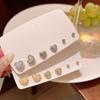 Korean Sweet Love Set: Simple Earrings for Female Students - Versatile, Elegant, and Stylish