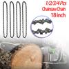 1/2/3/4 Pcs 18 Inch Chainsaw 72 Drive Link 36 Cutter 0.325" Pitch .058" Gauge Replacement Part for Electric Saw Wood Cutting Garden Tool