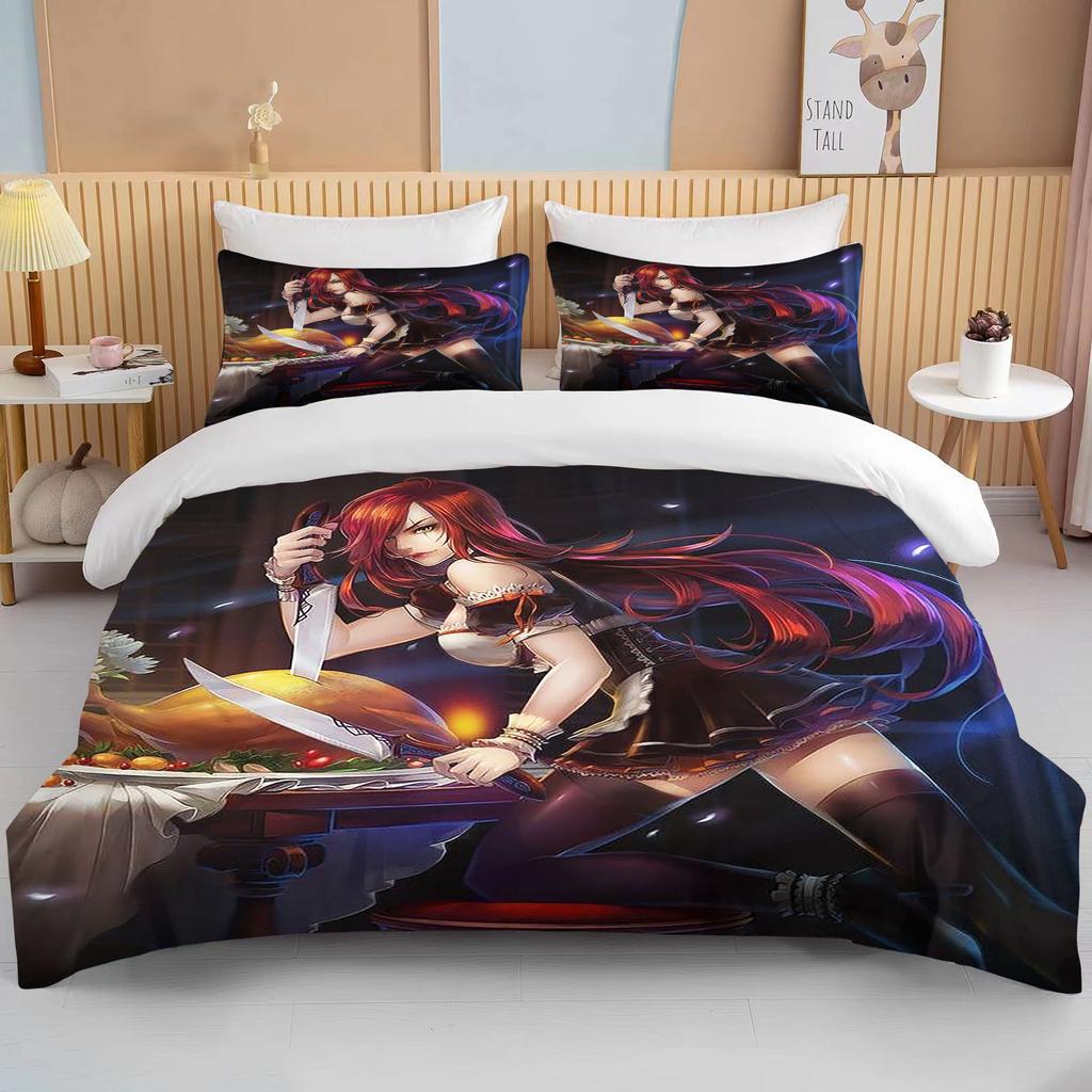 10 Sizes Classic Game Anime Characters King Size Double Bed Bedding Set Microfiber or Polyester Duvet Cover Set