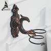 Bathroom Shelves Hair Dryer Holder Wall Mount Hair Blower Holder Brass Bathroom Accessories Bronze Wall Bathroom Shelf WF-88820