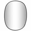VidaXL Wall Mirror Makeup Vanity Cosmetic Bedroom Decoration Bathroom Living Room Interior Black 348222