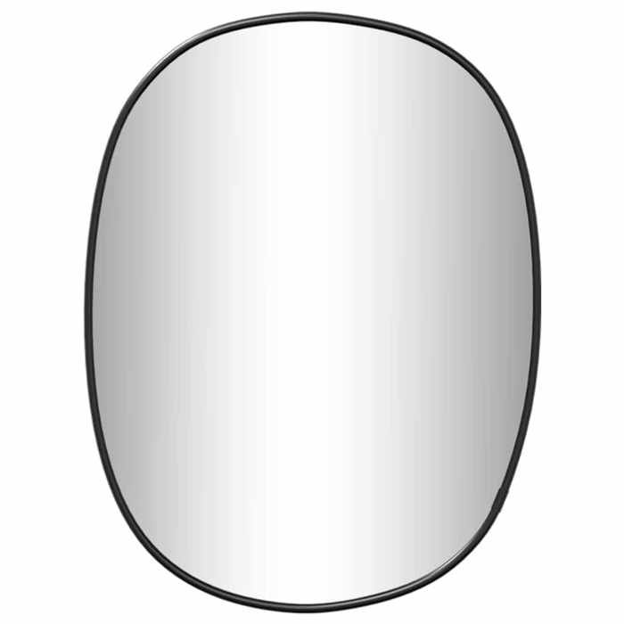 VidaXL Wall Mirror Makeup Vanity Cosmetic Bedroom Decoration Bathroom Living Room Interior Black 348222