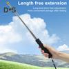 200/300CM Telescopic Tour Guide Flag Pole with Non-slip Sponge Handle Heavy Duty Metal Extendable Teacher Pointer Banner Handheld Flag Pole