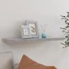 VidaXL Floating Wall Shelf Concrete Grey 80x23.5x3.8 Cm MDF