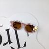 Vintage Children'S Sunglasses Cute Baby Bear Sunglasses Fashion Cartoon Uv-Proof Boys And Girls Glasses