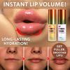 Instant Lip Plumper Serum - Long-Lasting, Volumizing & Hydrating Oil for Fuller, Smoother Lips