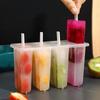DIY Mould Ice Cream Molds with Stick Cover Ice Maker Summer Popsicle Mold
