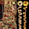 Ribbon Fairy Light Christmas Decoration Christmas Tree Ornaments For Home 2024 Bows String Lights Navidad Natal New Year 2025