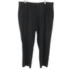 Wool Blend Slacks Pants 58 Black Big Size Men's Used