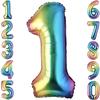 Number Balloon - Multicolor - 100cm - Ideal Birthday - Helium Balloon - Party Decoration