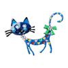 Lovely Cat Brooches 2-color Enamel Pet Animal Party Casual Brooch Pins For Women Men Gifts