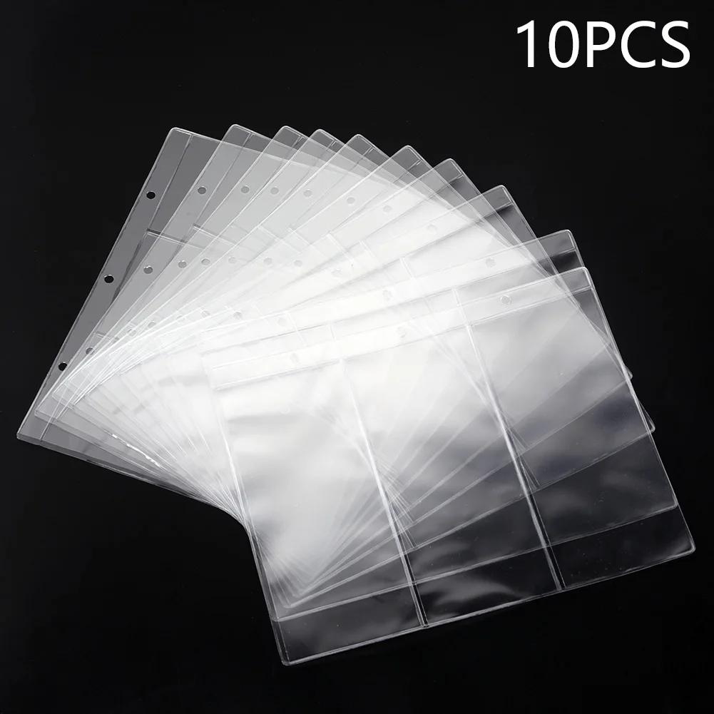 PVC Paper Money Album Transparent Accessories Portable Folders Holder Banknotes Currency Collection Convenient