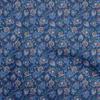 Cotton Flex Blue Fabric Floral Dress Material Fabric Print Fabric By The Yard 40 Inch