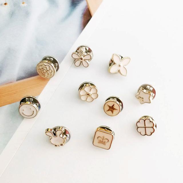 Fashion Pearl Rhinestones Brooch Pin Brooches For Women Sweater Shirt Lapel Pin Buckle Brooch Pins Set Clothes Accessories Gift