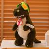 27/47cm Creative Dinosaur Plush Toys Green Dinosaur Stuffed Kids Toy Cartoon Dinosaurs Gifts Christmas Companion Birthday Gift
