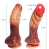 Realistic Liquid Silicone Dildo - Soft Anal Expander for Men & Women, Stretching Butt Plug, Adult Sex Toy for Pleasure