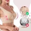 Big Size Bras Push Up Gather Lingerie Sexy Women Bra Front Clouse Lace Trim Sleep Wire Free Sports Bralette Brassiere