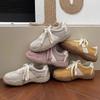 Retro Lightweight Color Matching Lace-up German Training Shoes Women's Spring and Summer New Versatile, Comfortable and Foot-showing Small Sports and