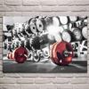 Modern Gym Fitness Canvas Painting Bodybuilding Character Wall Art Poster Sexy Men Women Muscle Wall Picture Mural Cuadros