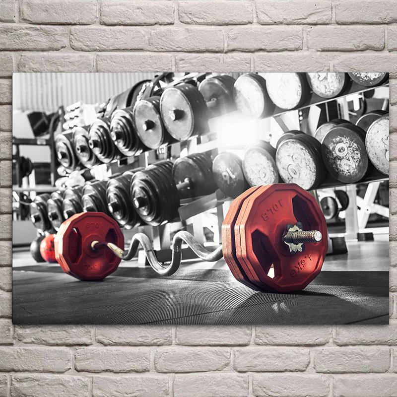 Modern Gym Fitness Canvas Painting Bodybuilding Character Wall Art Poster Sexy Men Women Muscle Wall Picture Mural Cuadros