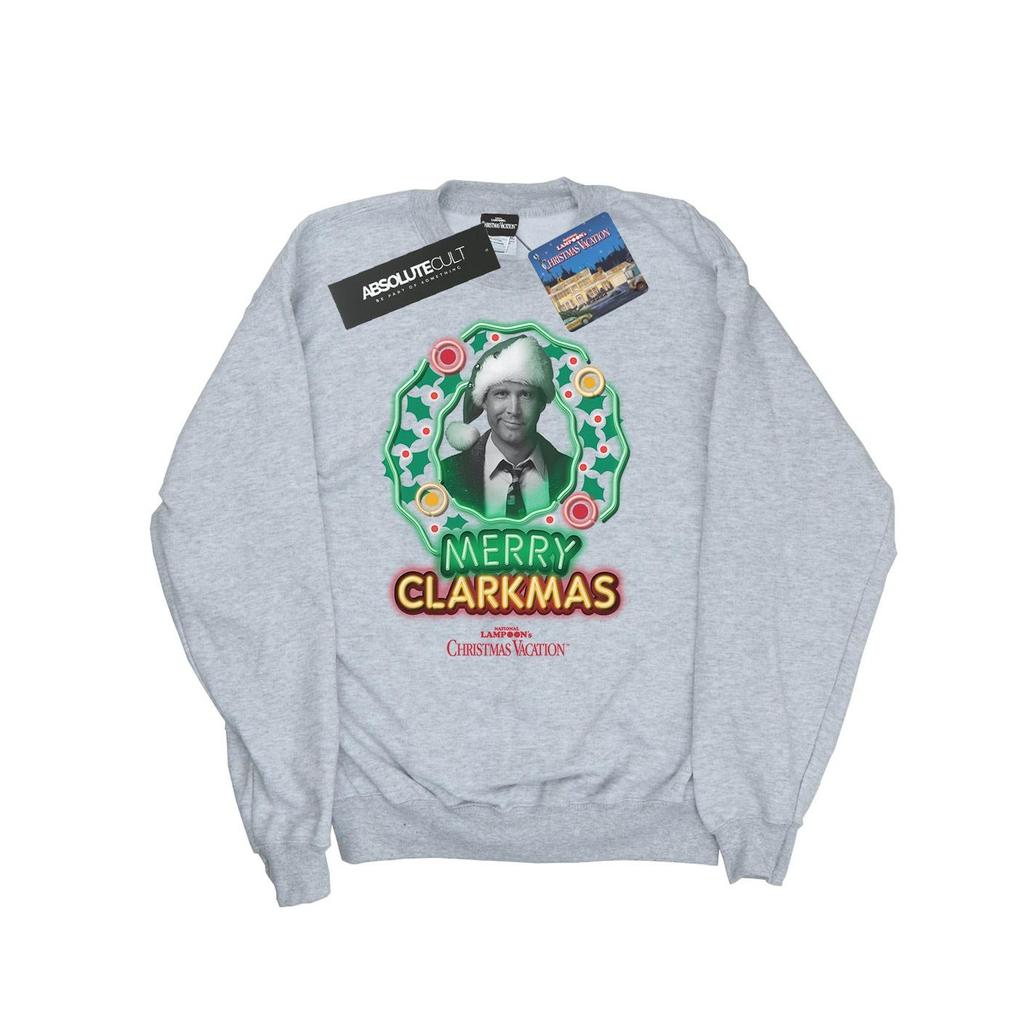 National Lampoon´s Christmas Vacation Boys Greyscale Clarkmas Sweatshirt