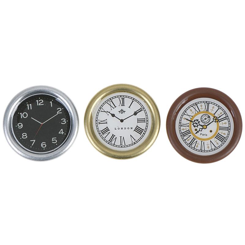 1:12 Dollhouse Miniature Wall Clock Doll House Miniaturas Home Decor Toy