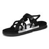 New Men Sandals New Fashion Casual Men Flat Sandals Beach Comfortable Flip-flops Water Shoes For Men Non-slip House Flats