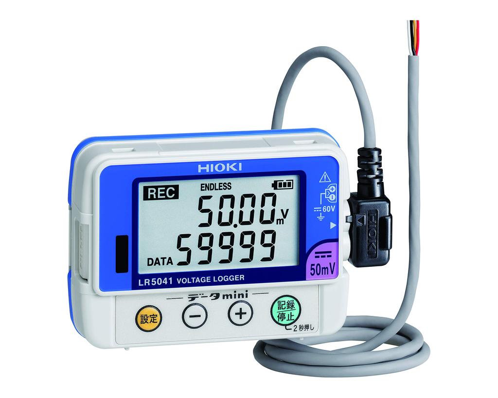 Hioki LR5041 Voltage Logger Logger Recorder Compact Small Made In Japan Voltage 50mV (50mV)