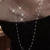 Artificial Pearl Chain Necklace Autumn New Fashion Simple Sweater Chain Niche Temperament High Sense Necklace Women