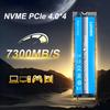 PCIe 4.0 M.2 NVMe TLC SSD 64/128/256GB Maximum Read 7300MB/s Max Write 6800MB/s AI Computing Gaming Heavy Duty Workstations Internal Solid State Drive