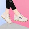 Single Shoe 2025 Women's Shoes Korean Version Versatile Casual Shoes Comfortable and Breathable Sports Shoes Height Increasing