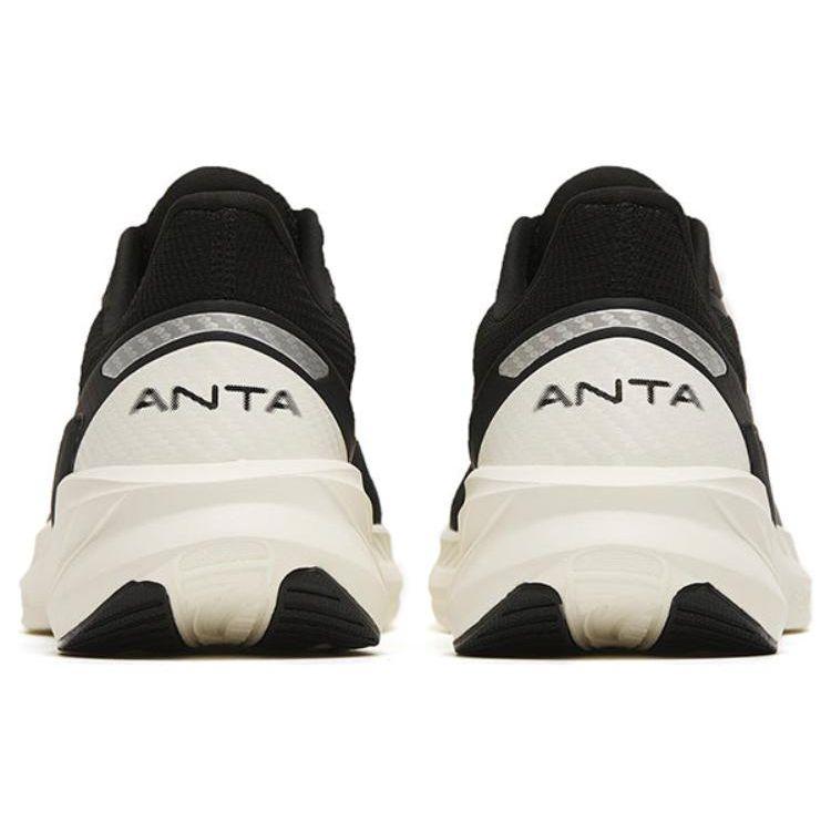 Anta Duci 4 Non-Slip Lightweight Low-Top Running Shoes Women Sneakers Black White 122315520-1