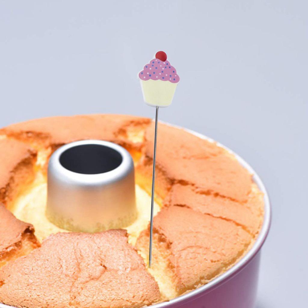 Cake Tester Probe Skewer Pin Needle Home Bakery Muffin Bread Reusable Long Metal Baking Pick Sticks Tool Kitchen Home