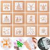 Hot DIY Craft Embossing Stamp Merry Christmas Scrapbooking PaintingTemplate Layering Stencils