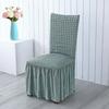 Puff Wedding Chair Cover Banquet Luxury Cover for Chairs Spandex Stretch Backrest Chair Case Protect  Free Shipping