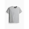 H M sliM FiT piMa CoTTon T sHirT Grey Melange