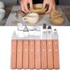8Pcs Handmade Pottery Sculpture Tools Clay Knives Versatile Sturdy Modelling Shaping